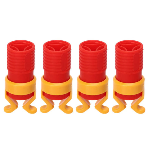 Hand Screw Clamps Set 10 Pack For Woodworking And DIYers ABS Screw Holder Gripper For Bit Holding Workholding Bench Use, red 4x1.5 cm
