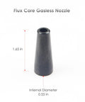 Top 10 MIG Flux Core Gasless Nozzles KP1939-1 Compatible With Lincoln, 1.65-inch black bakelite nozzle for flux welding.