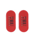 Red pair from Hair Grippers Three Color Bundle Set Six Pieces For Men And Women Salon And Barber Styling No Slip Holders