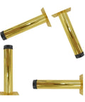 Adjustable Furniture Leg Set 4 Pack DIY Replacement Feet For Tables And Cabinets, Heavy Duty Stable Quiet Wear Resistant Easy Install