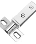 Heavy Duty Stainless Steel Glass Door Pivot Hinge For Shower, Concealed Double-Hole Bath Door Hinge, 304 Stainless, Bright Finish