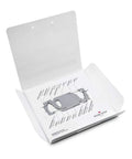 Stainless Steel Key Tool Multitool With 20 Functions, Carabiner Key Ring in packaging with visible tool labels