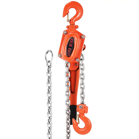 Super Heavy Duty Manual Lever Chain Hoist 3300 Lbs With 10 Foot Solid Carbon Steel Ratchet Come Along Designed To Rock Jobsites And Home Sheds Without Breaking A Sweat