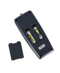 Digital Force Gauge Push Pull Meter With External Load Cell Sensor 1000 kgf Capacity, 9800 N, 2200 Lbf, rear battery compartment
