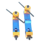 Universal Adjustable Cnc Work Stop With Smooth Angle And Height Control For Milling Machine Locator And Lathe Positioner Tool with blue and gold design.