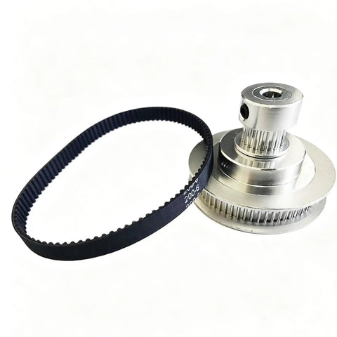 Check Out This Awesome 5 To 1 Timing Pulley Kit With 16 T And 80 T Gears For Smooth 3D Printer Motion, Featuring Super Tight 2Gt Belts That Stop Slipping And Give You Serious Low Speed High Torque Power For Any Project. 16T 80T aluminum pulleys and 2GT belt