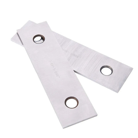 Pro Grade Ten Pairs Precision Parallel Set One Eighth Inch Thick Hardened Alloy Steel Six Inch Long With Two Holes Each Delivers Ultra Tight Parallelism Down To Two Ten Thousandths Of An Inch Includes Heights From Half Inch To One Five Eighths Inch
