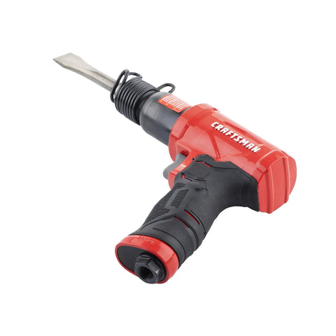 Heavy-Duty Air Hammer Workhorse With Medium Stroke For Demolition And Auto Repair, 2,800 BPM, Anti-Slip Handle, 4.4 SCFM At 90 PSI, Includes Flat-Blade Chisel For Tile, Concrete And More.