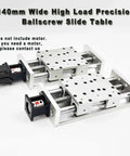 Heavy Duty Ball Slide Table Linear Actuator Delivering Butter Smooth X Y Z Movement With Rock Solid Stability And Dead On Precise 0.03 Millimeter Accuracy for high load precision positioning.