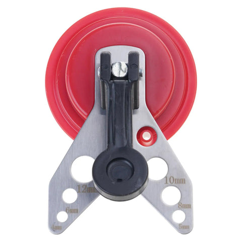 Granite Drill Guide With Suction Base For Precise Hole Drilling And Smooth Surfaces, Pro Grade Alloy And PP Construction, tool top view