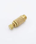 Heavy Duty Brass 1/8 Inch Male Npt Pneumatic Muffler Exhaust Throttle Air Filter with textured body for noise reduction.