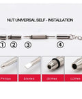 Button Head Hex Socket Screws Bolts Nuts With Driver Included Eyeglasses Repair Kit Screw Cap Kit showing tool components