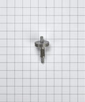 OEM Stand Mixer Worm Gear Replacement For Kitchen Stand Mixers Silver Part WP9709231 on grid background