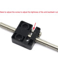 2Pcs Anti Backlash Nut Block For 8mm Shaft With 2mm Pitch And 4mm Lead POM Screw Nut Dual Heads For CNC And 3D Printer Use