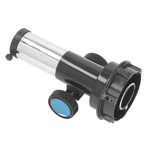 80mm Refractor Focusing Seat With Toothed Focusing Tube For DIY Newtonian Telescopes, 1.25 Inch Eyepiece Interface, black and silver design