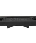 Top Shelf CNC Spindle Motor Mount Bracket For 71mm Collets Rock Solid Cast Aluminum Clamping Plate with 71mm marking.