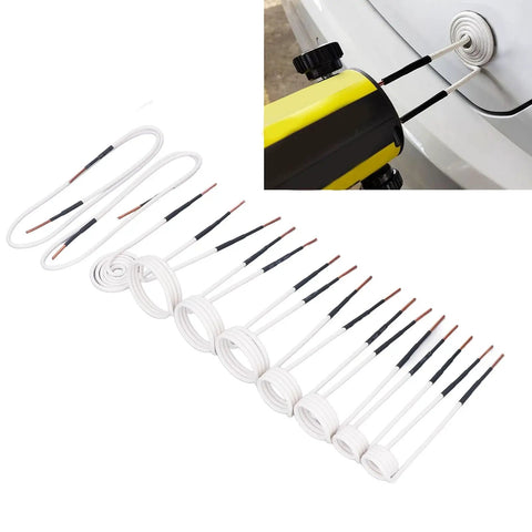 Heavy Duty Flexible Induction Heater Coil Kit 2.5mm Brass High Temp Removal Tool Set with coils for auto gear pulling.