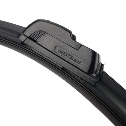 Top Notch All Season Windshield Wiper Blades Set Of Two 22 Inch For Cars And Trucks close-up view of the blade connector.