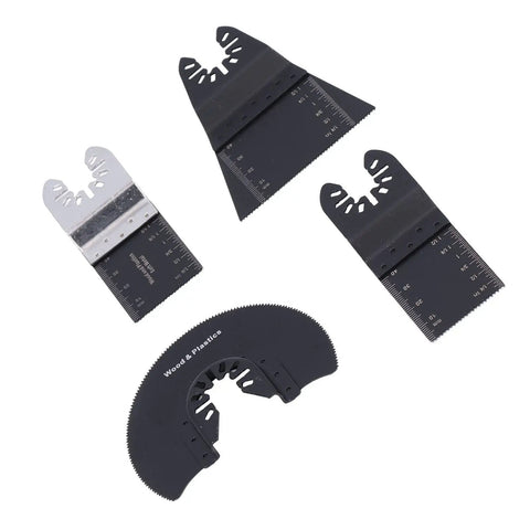 20 Piece Oscillating Saw Blade Kit With Arrow Storage Case, versatile blades for wood, metal, and plastic cutting detail