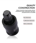 Half Inch Drive Impact Universal Joint With Radius Corner Design In CR MO Steel For Flexible 360 Degree Access And High Torque U Joint Adapter