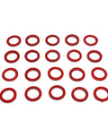 Red Lower Unit Oil Drain Plug Gasket Seal for Yamaha Outboard Gearcase 2 Stroke and 4 Stroke Motors Replacement in 20-pack