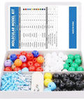 Open box of Chemistry Molecular Model Kit 200 Pcs 83 Atoms 116 Links Ball and Stick Set for Organic and Inorganic Chemistry