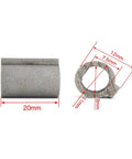 8mm to 11mm shaft adapter for RV30 worm gear reducer, precision sleeve with 20mm length, shown with measurements.