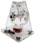 24V Perpetual Motion Simulator With Low Noise Brushless Motor And High Speed Electromagnetic Drive For Teaching Hands On Physics Lab Kit That Feels Fun And Totally Educational, clear acrylic base