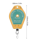Front view of Retractable Spring Balancer Workhorse 3 To 5 Kg Load Bearing Tool Fixture Holder with dimensions.
