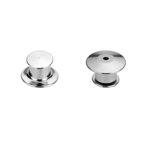 Locking Pin Backs Set 30 Pieces With Storage Case For Jewelry Making Nickel Plated Copper Reusable Clip Clasps