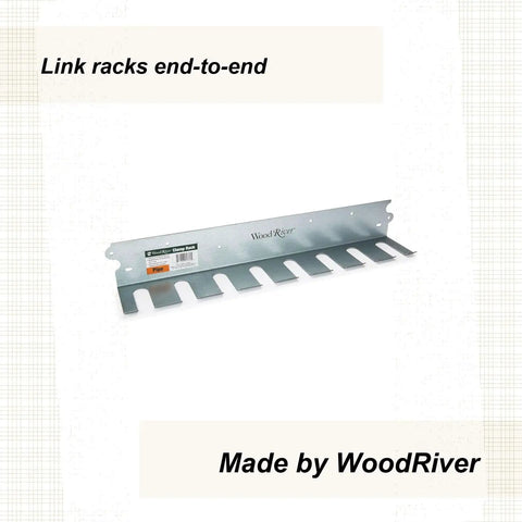 Heavy Duty Pipe Clamp Rack Holds Eight Bar Clamps Hella Tight With A Tough Zinc Plated Frame That Beats Rust Precision 16 And 24 Inch Mounting Holes Let You Link Multiple Racks End To End For A Super Neat Shop Setup That Keeps Life Simple
