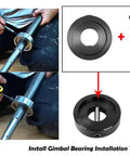All In One Gimbal Bearing Installer Kit With Puller Remover And Engine Alignment Tools For Mercruiser Alpha Alpha 1 MR Bravo Volvo OMC Cobra And Yamaha Sterndrive 89 92 Easy Install And Precise Alignment Pro in use