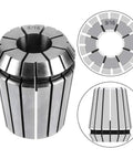 Precision ER20 And ER25 Spring Collet Chuck For CNC Milling features a 9/16 inch size and is crafted from durable 65Mn steel.