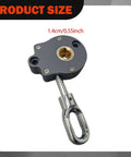 Manual Worm Gear Crank for Awning 1 To 13 Gearbox Outdoor Lawn Garden Replacement Handle with 0.55 inch head