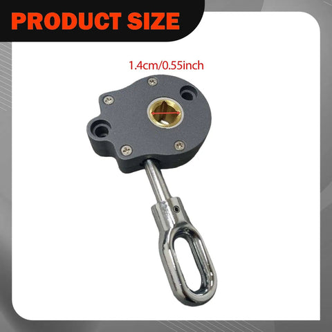Manual Worm Gear Crank for Awning 1 To 13 Gearbox Outdoor Lawn Garden Replacement Handle with 0.55 inch head