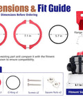 Heavy Duty Red Sand Filter Flange Clamp Kit With O Ring Screws And Nuts For Pool Spa System Tank Replacement Valve Assembly dimensions guide