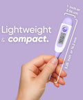 Digital Basal Thermometer For Fertility And Ovulation Tracking With High Accuracy, Pregnancy Monitoring, LCD Display, Waterproof, Longer Stabilization Time For Precise Readings, No-Fuss Oral Or Rectal Use, 7 inch compact handheld