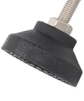 Heavy Duty Swivel Leveling Mounts With Tough Adjustable Furniture Feet Bringing Rock Solid Stability And Knocked Out Wobble Featuring Round M8 Base durable rubber base.