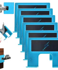 Magnetic Hinge Guide Kit For No Drill Needed Quick Door And Cabinet Installations Adjustable Alignment Tool, 6 Pcs, blue