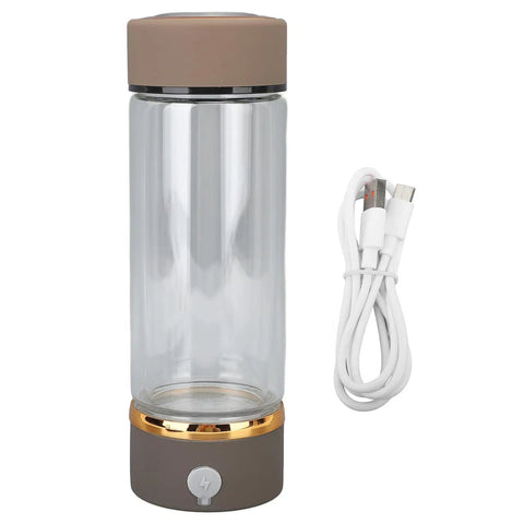 Keep It Fresh And Locked In With This Portable Hydrogen Water Bottle Featuring USB Rechargeable Tech And Stainless Steel Build for office use.