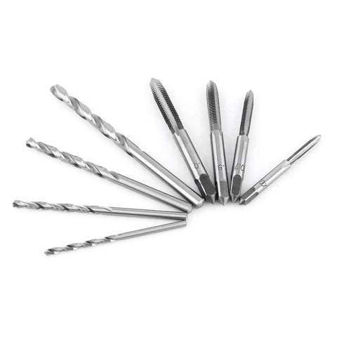 Tap Wrench Set 9 Piece Must Have Threading Tool Kit With Screw Taps And Drill Bits Hand Tapping Tool Set For Metal And Wood