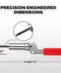Super Heavy Duty Plunger Tool For #6 Barrel Nut Fasteners With Precision 0.158 Inch Fit, 5.5 Inch long with alloy steel material.