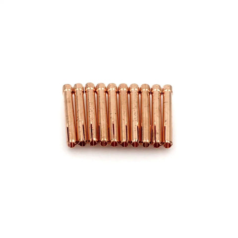 10N24 TIG Weld Collet 3/32 Inch 2.4mm Electrode Holder For WP-17 WP-18 WP-26 Welding Torch Set Of 10 Collets