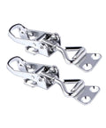 2 Pack 316 Stainless Steel Toggle Latch Clamp For Marine Cabinets And Boxes, Heavy Duty Lever Handle Locking Hasps, side view