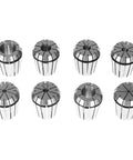 Get Serious About Precision With This Sweet 8 Piece ER32 Spring Collet Set Ranging From One Eighth Inch All The Way Up To Three Quarters For Your CNC Milling Lathes And Engraving Projects That Need Killer Grip And Zero Vibes. Eight precision ER32 spring collets in various sizes from 1/8 to 3/4 inch, crafted for CNC milling.