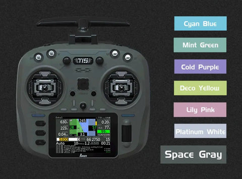 T15 2.4GHz ELRS Radio Controller With Built In ExpressLRS Module EdgeTX Ready Hall Sensor Gimbals and 3.5 Inch HD Color Touch Screen