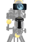WiFi Telescope Eyepiece Cam With 1080P HD 2MP Sensor, Real Time Phone Viewing on telescope showing moon image