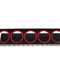 Wall Mounted Spray Bottle Holder And Storage Organizer Rack For Garage Car Wash Home Cleaners Built Tough Black Iron Frame with red rings.