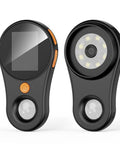 Pocket Size Handheld Digital Microscope With 1080P HD And 500X Magnification, 2MP Lens, 2.0 Inch Screen, 8 LED Lights, USB C Cable, Great For Kids And Adults To Explore Insects And Plant Details On The Go., front and back view