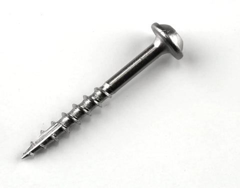 Stainless Steel Pocket Hole Screws One And A Half Inch Coarse Thread Maxi Loc Head Outdoor 100 Count For Woodworking Cabinets And Furniture Rust Resistant And Softwood Friendly Beefy Hold